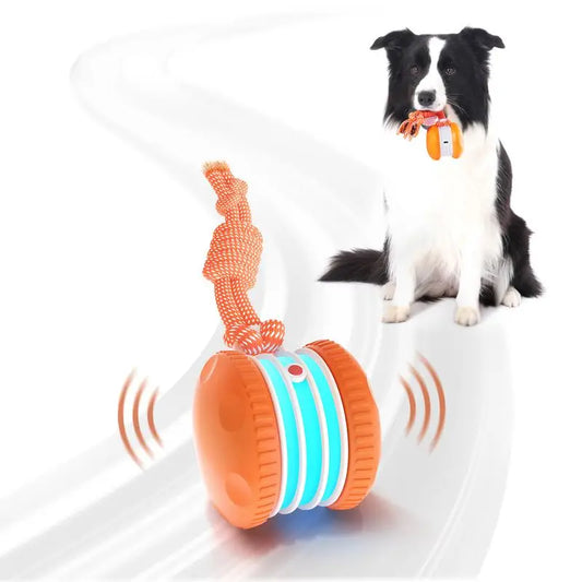 Interactive Rolling Dog Ball – Motion-Activated Automatic Moving Toy for Dogs