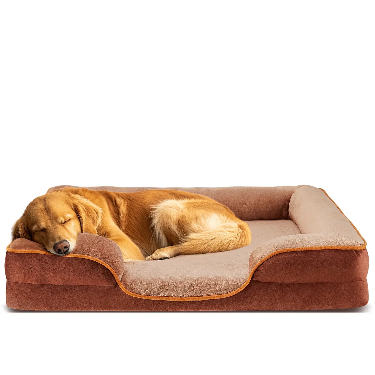 Orthopedic Memory Foam Dog Bed – Waterproof Sofa Bed with Washable Cover for Large Dogs