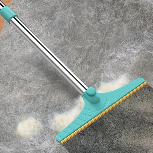 Adjustable Pet Hair Remover Brush – Reusable Carpet & Floor Fur Cleaner