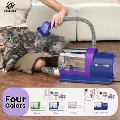 Dog Grooming Vacuum Kit – All-in-One Pet Grooming & Shedding System with 2.5L Dust Bin